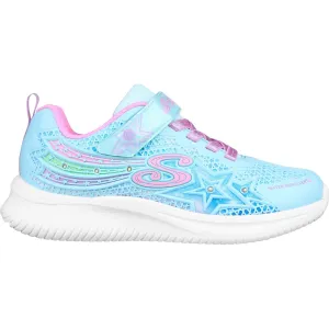 Skechers Girls Jumpsters Wishful Star Light Up Trainers - Aqua