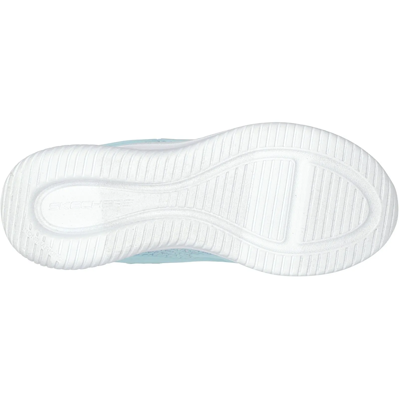 Skechers Girls Jumpsters Wishful Star Light Up Trainers - Aqua