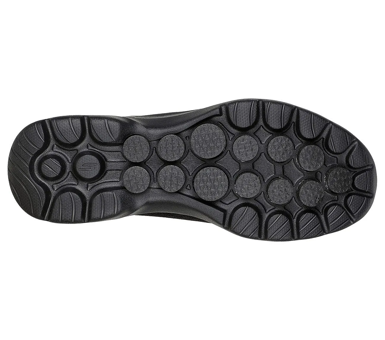 Skechers Womens 124508/BBK Gowalk 6 - Big Splash Trainers Black