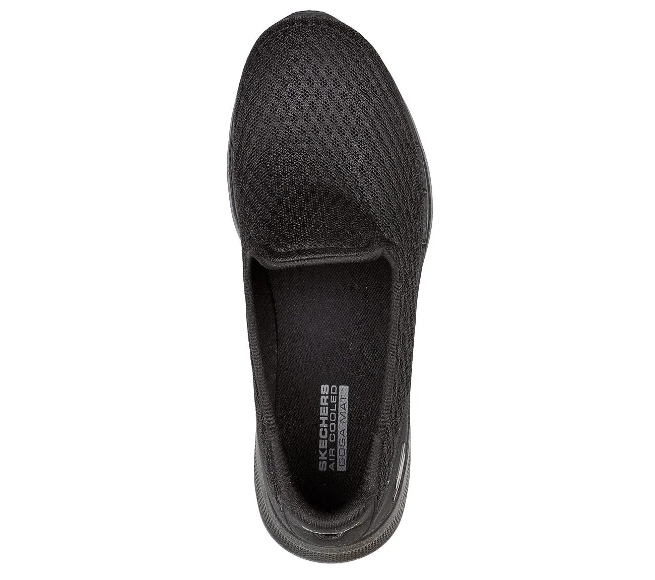 Skechers Womens 124508/BBK Gowalk 6 - Big Splash Trainers Black