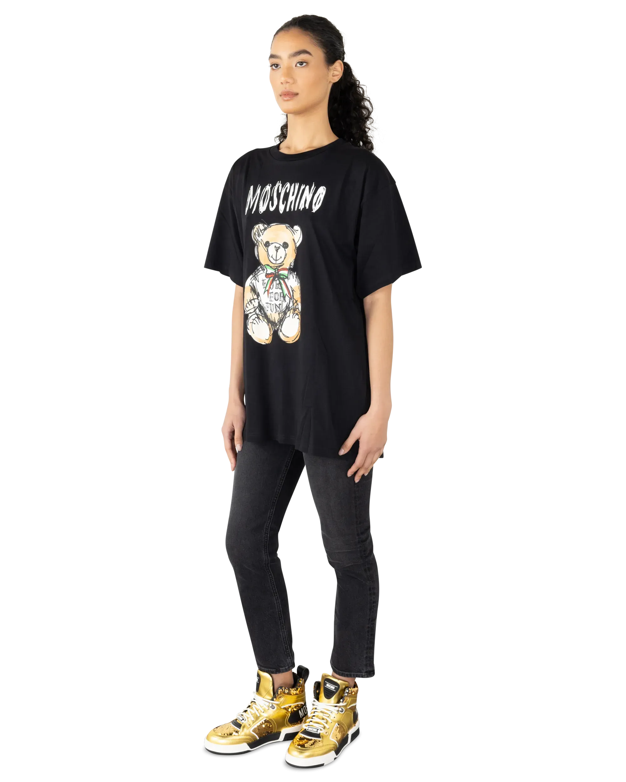 Streetball Sequin High-Top Sneakers