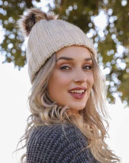 SUKA THERMAL RIBBED KNIT BEANIE