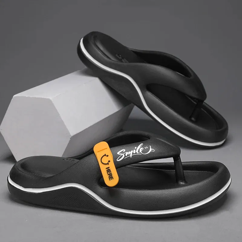 Thongs Soft EVA Flip-Flops Summer Beach Slides Casual Non-Slip Bathroom Shoes