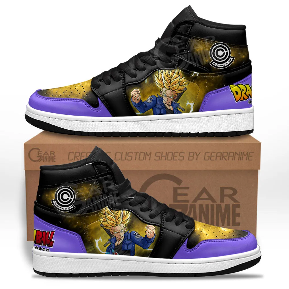 Trunks Super Saiyan Sneakers Custom Dragon Ball Anime Shoes Mix Galaxy