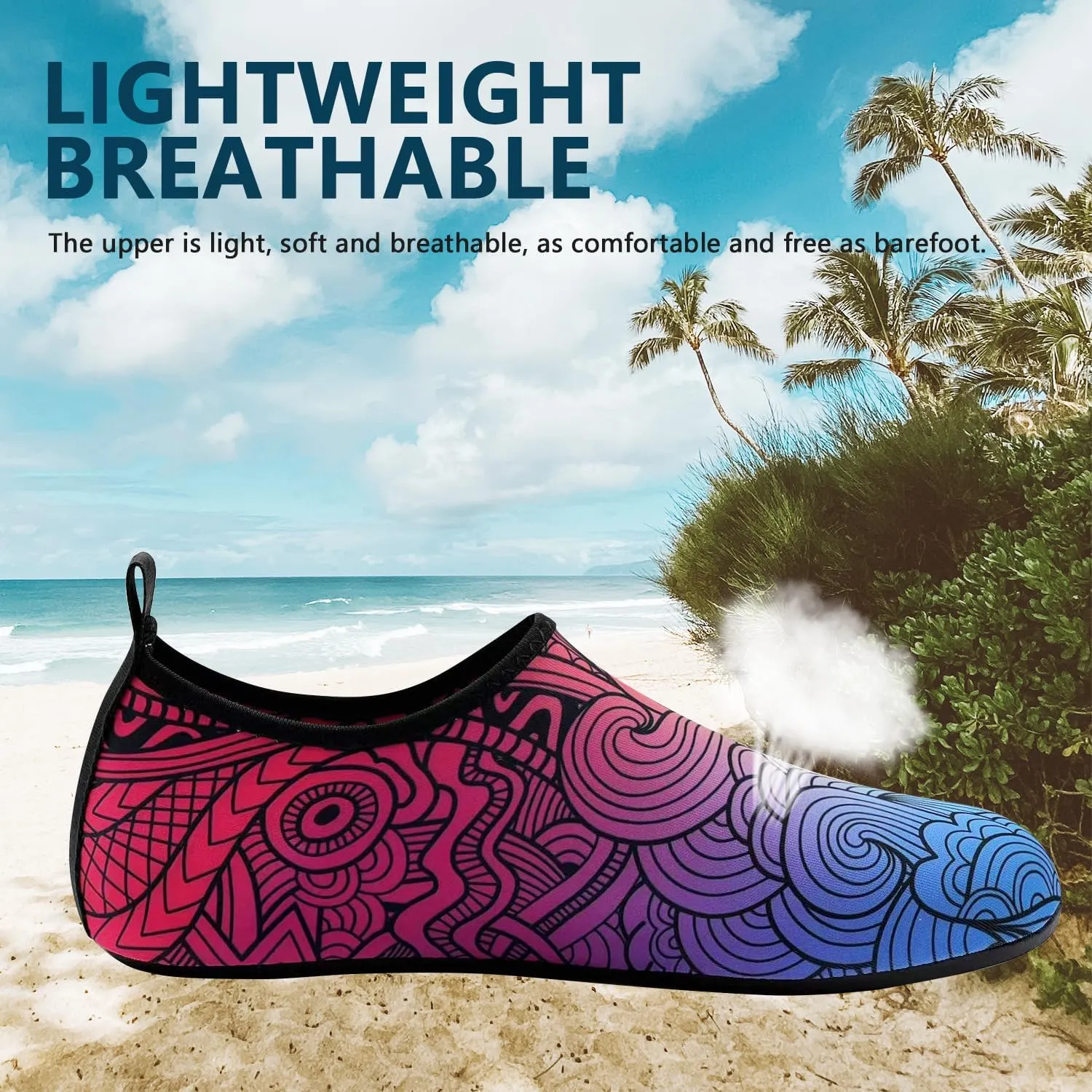 Water Shoes for Women Men Swim Barefoot Quick-Dry Adult Aqua Socks Non Slip Yoga Shoes Pool Camping Beach Accessories