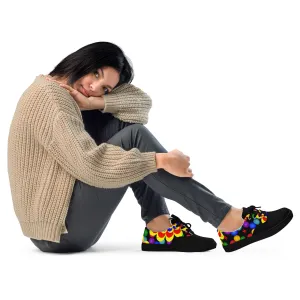 Women’s lace-up canvas shoes