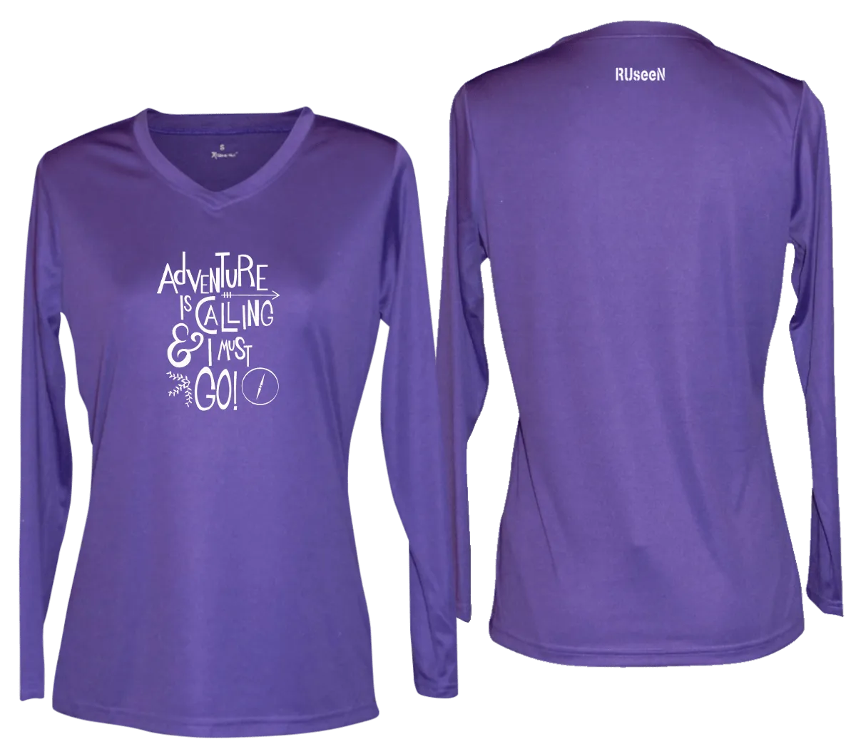 Women's Reflective Long Sleeve Shirt - Adventure