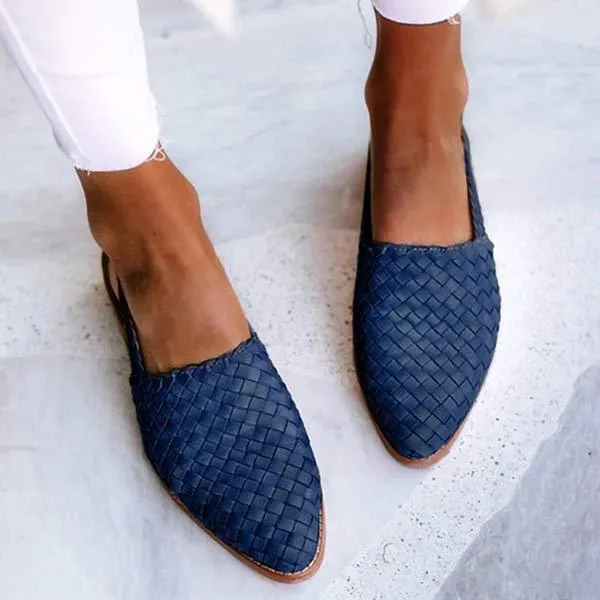 Women'S Vintage Pointed Toe Flats 43196173C