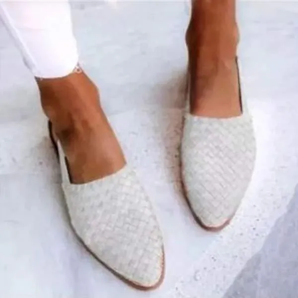 Women'S Vintage Pointed Toe Flats 43196173C