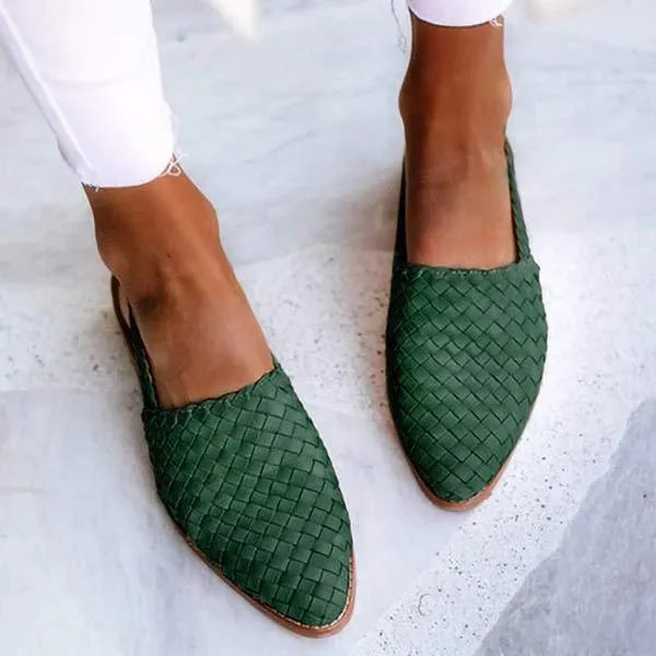 Women'S Vintage Pointed Toe Flats 43196173C