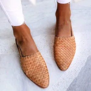 Women'S Vintage Pointed Toe Flats 43196173C