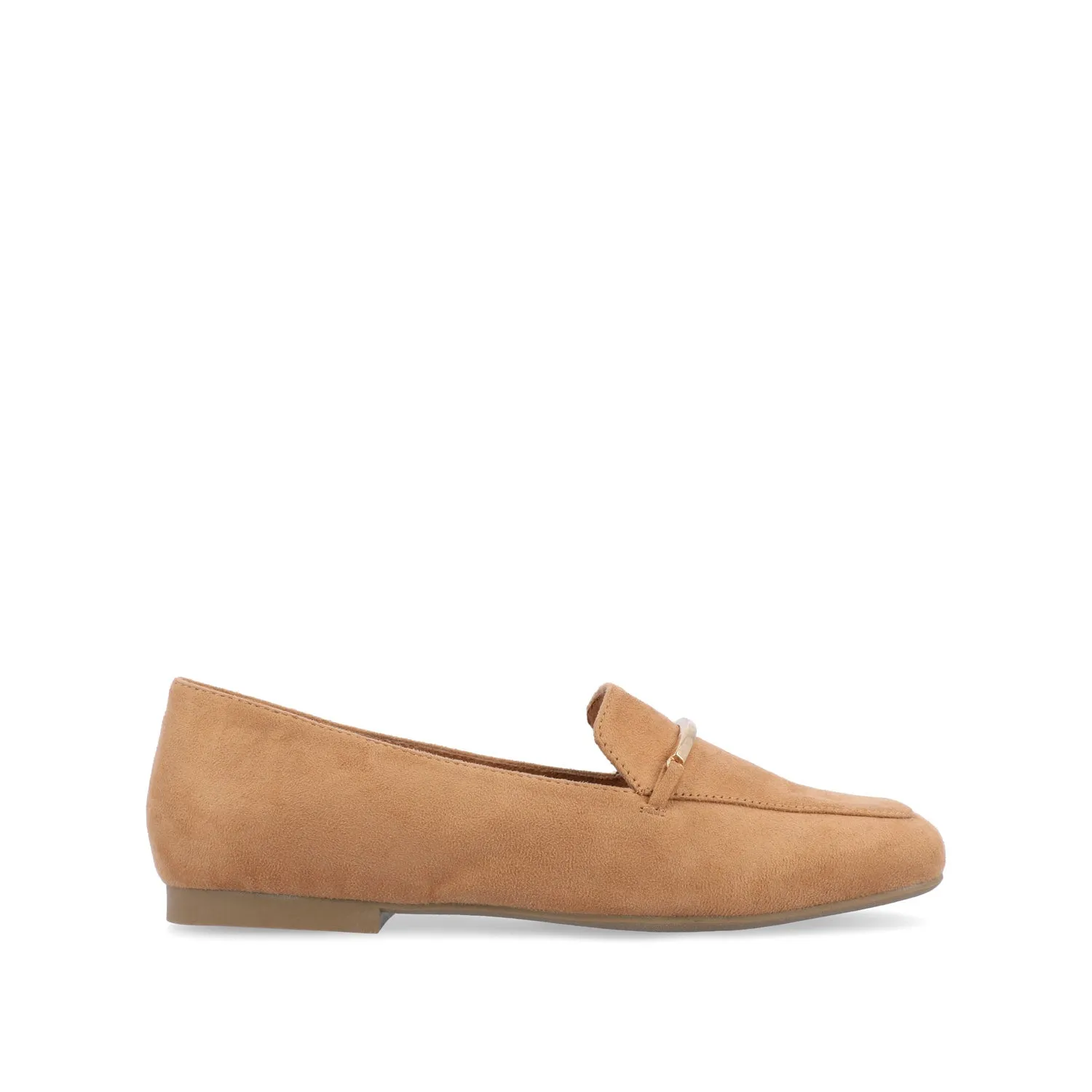 WRENN LOAFER FLATS IN FAUX SUEDE