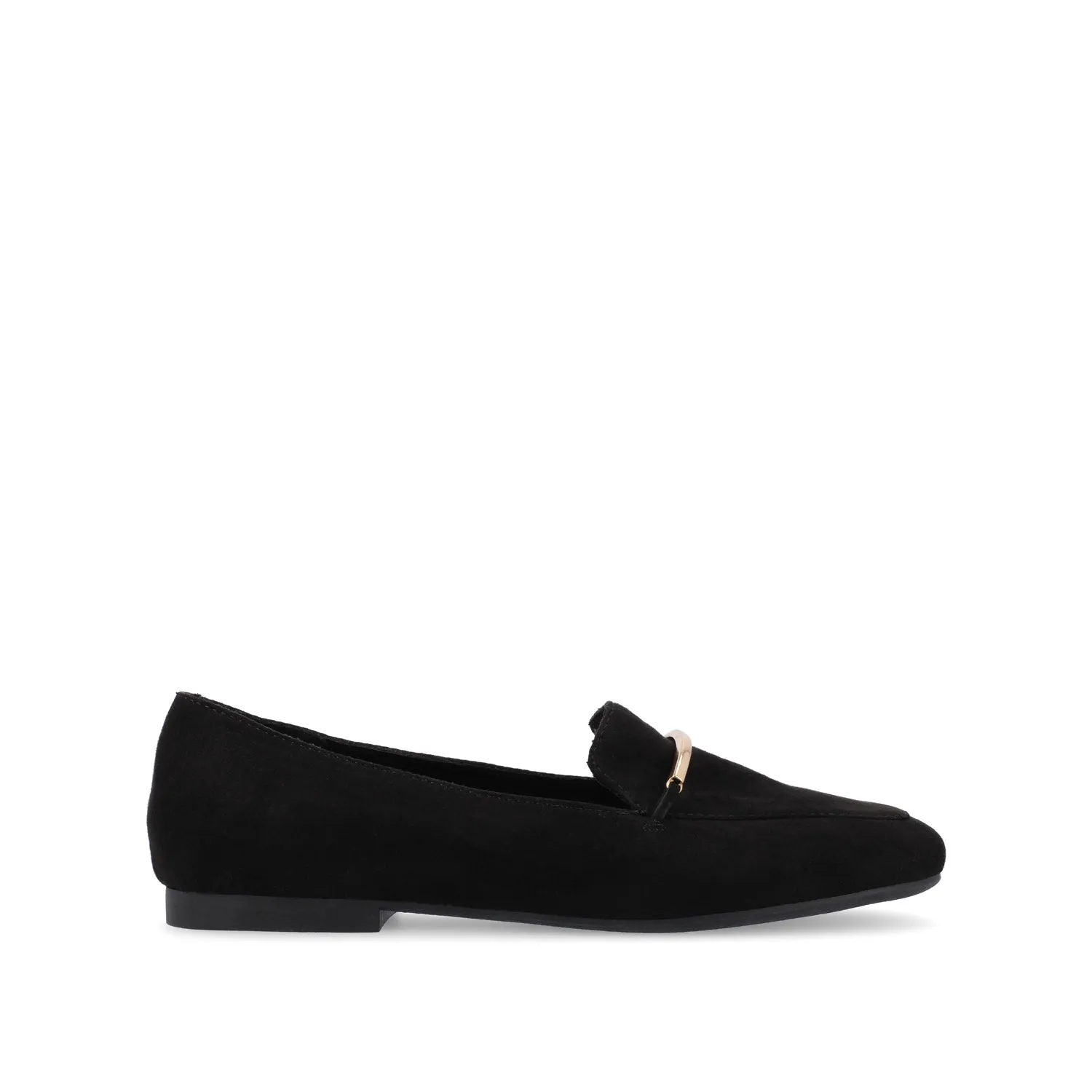 WRENN LOAFER FLATS IN FAUX SUEDE