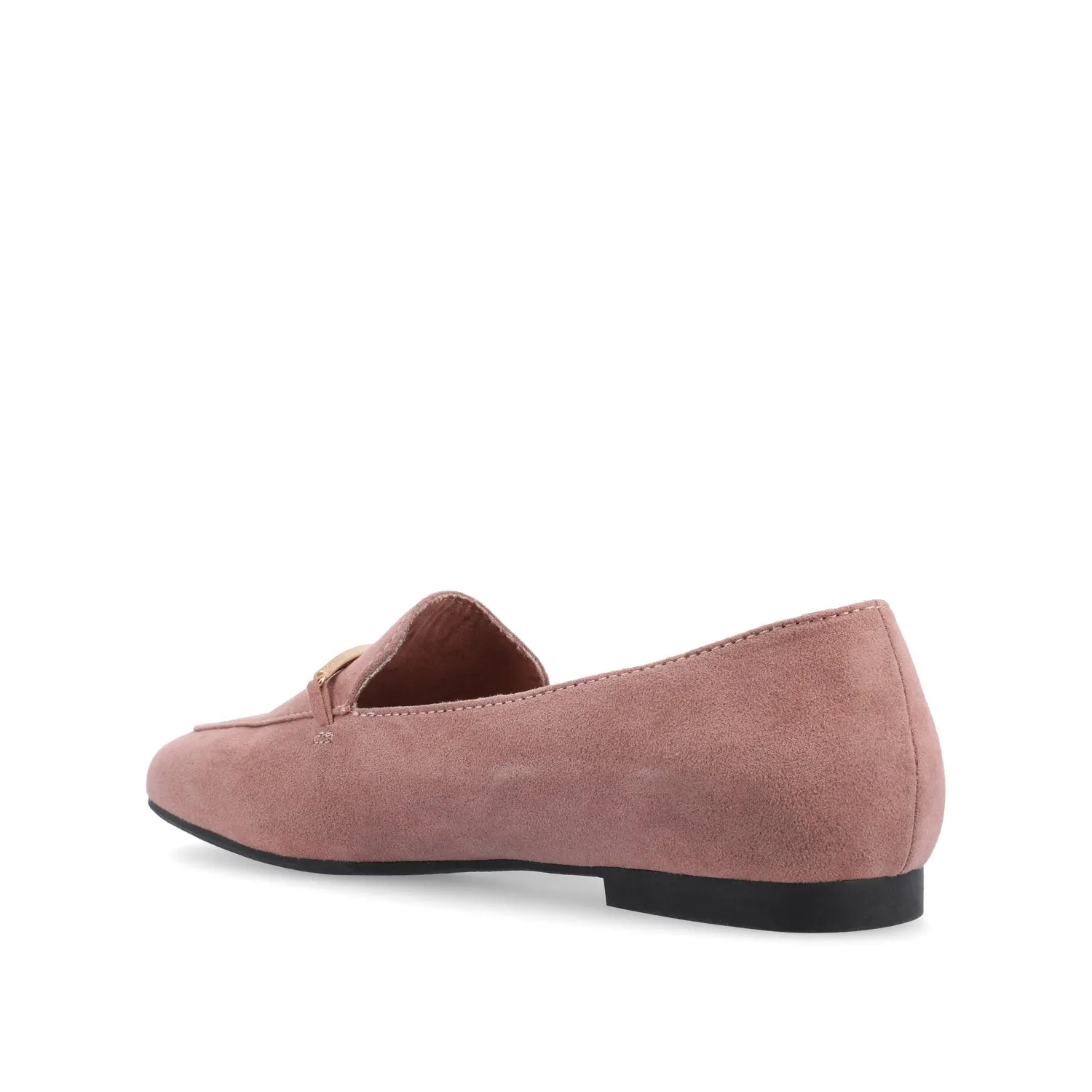 WRENN LOAFER FLATS IN FAUX SUEDE