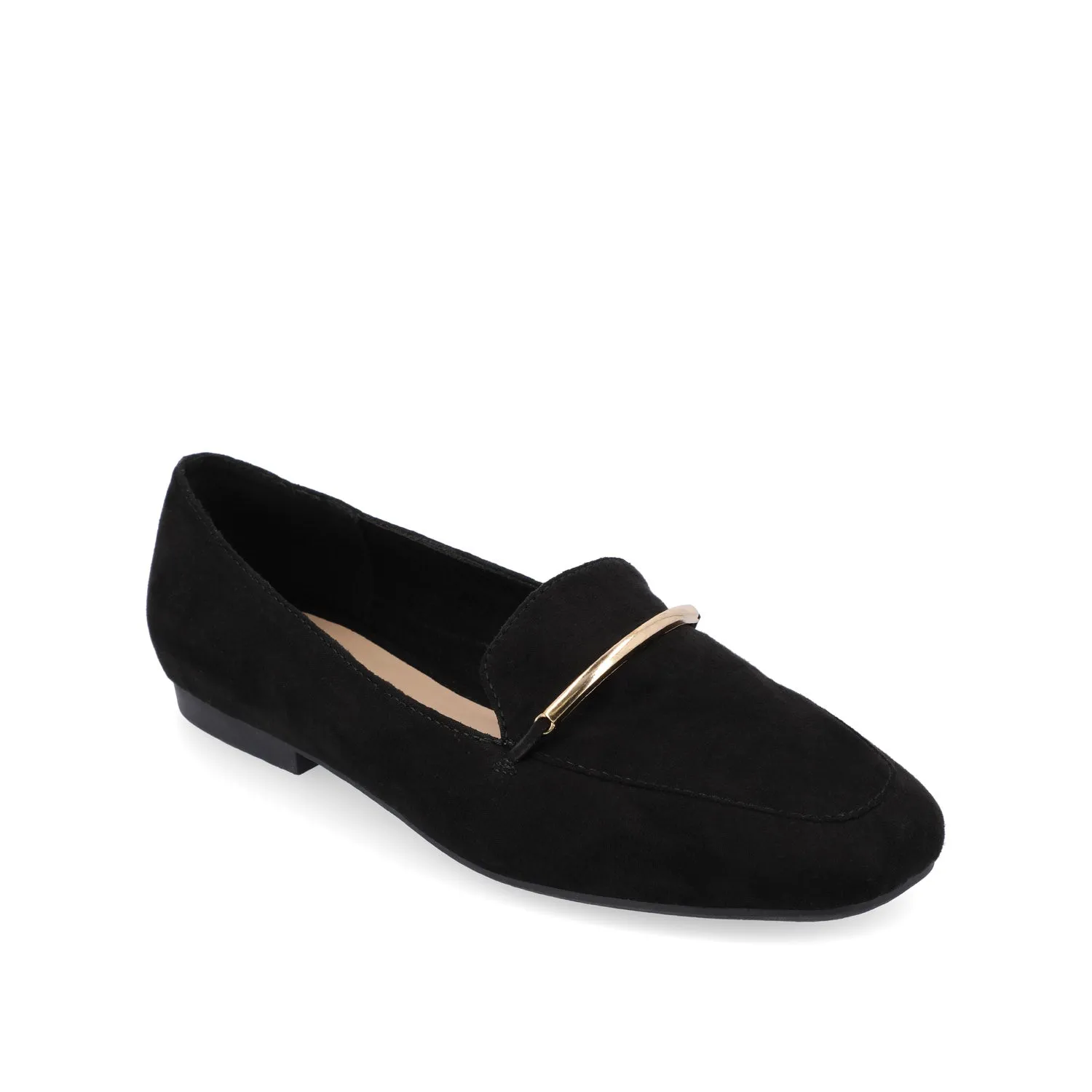 WRENN LOAFER FLATS IN FAUX SUEDE
