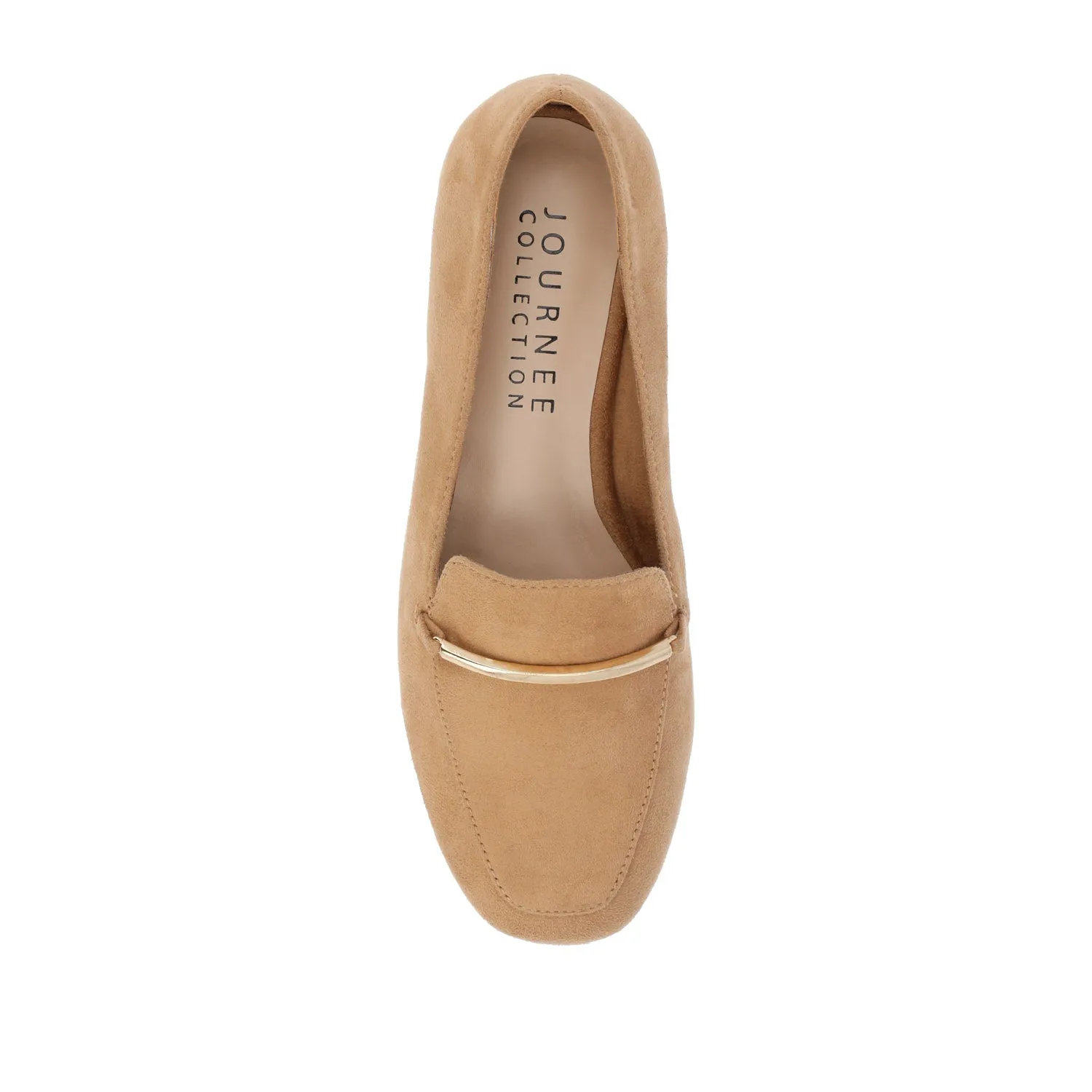 WRENN LOAFER FLATS IN FAUX SUEDE