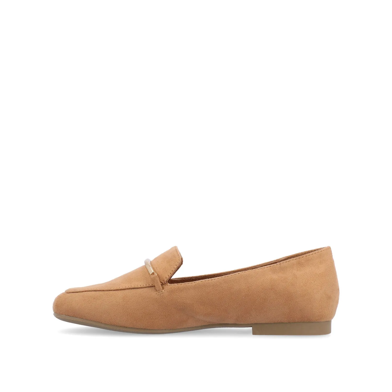 WRENN LOAFER FLATS IN FAUX SUEDE