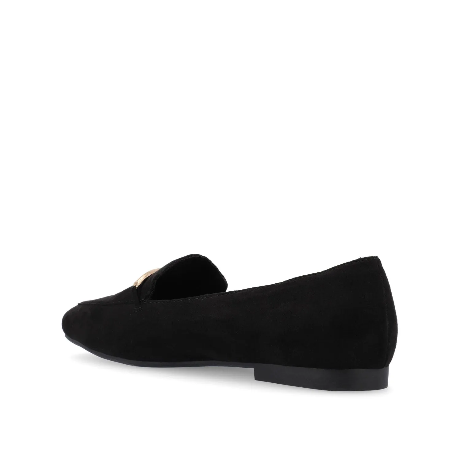 WRENN LOAFER FLATS IN FAUX SUEDE