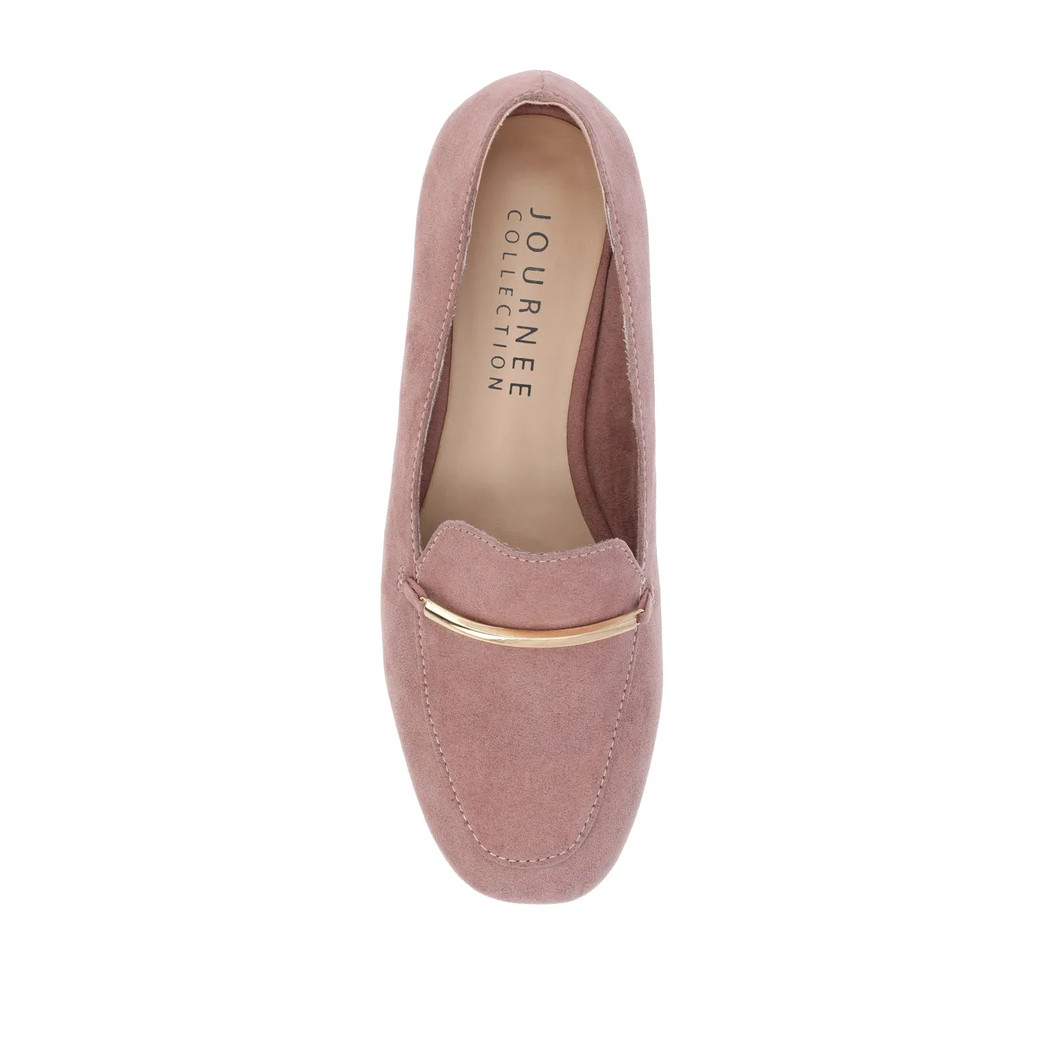WRENN LOAFER FLATS IN FAUX SUEDE