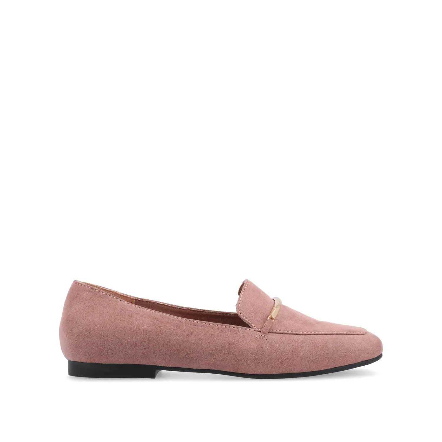 WRENN LOAFER FLATS IN FAUX SUEDE