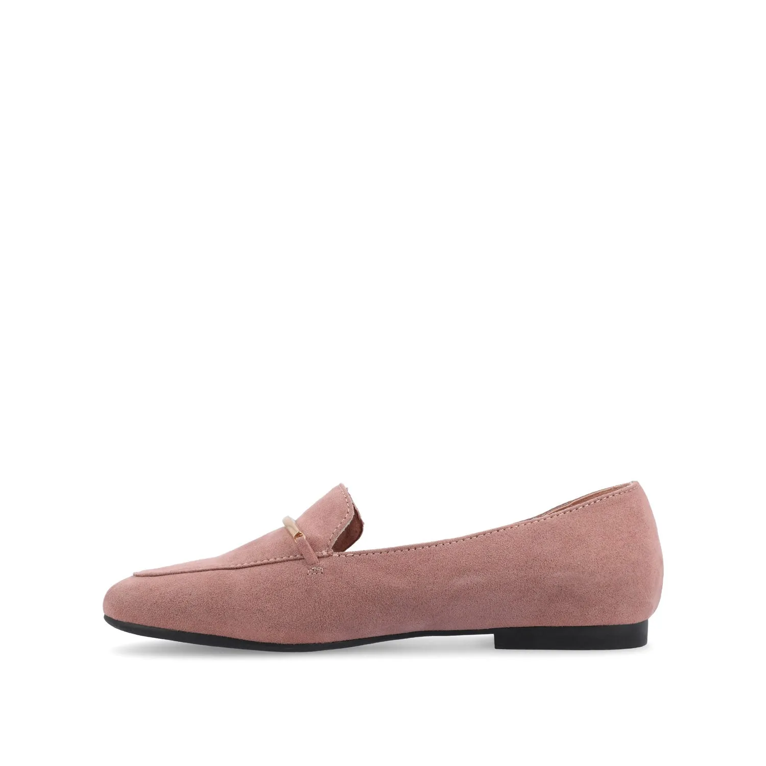 WRENN LOAFER FLATS IN FAUX SUEDE