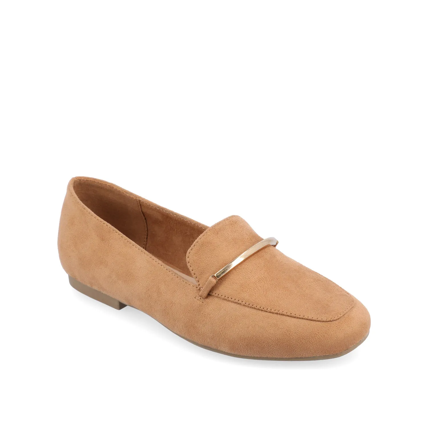 WRENN LOAFER FLATS IN FAUX SUEDE