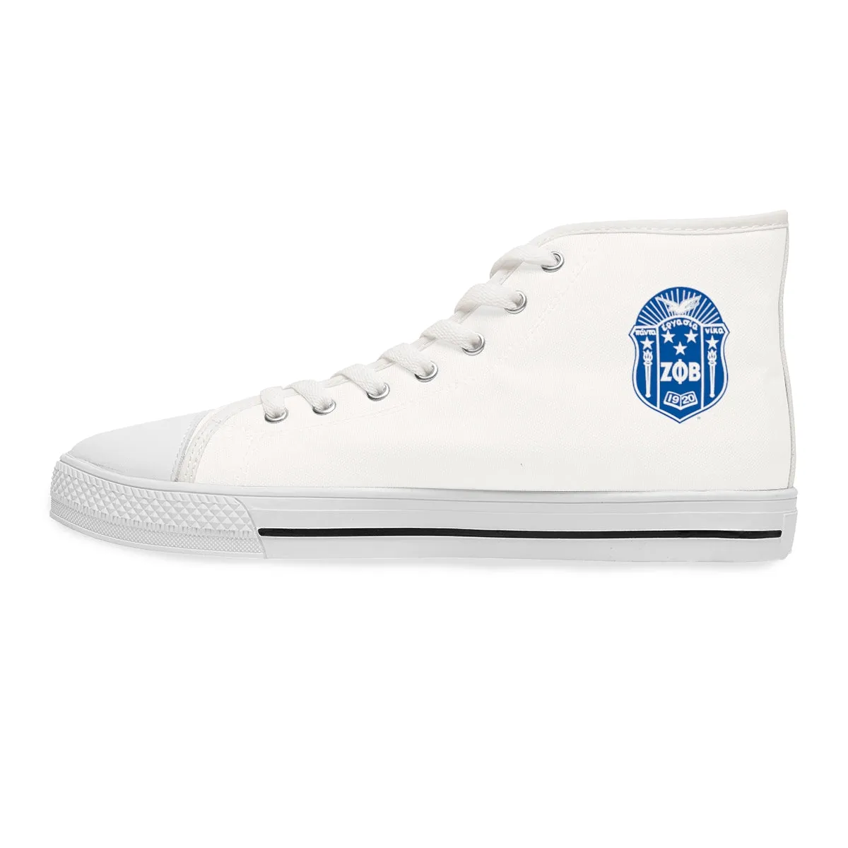 Zeta Phi Beta Women's High Top Sneakers